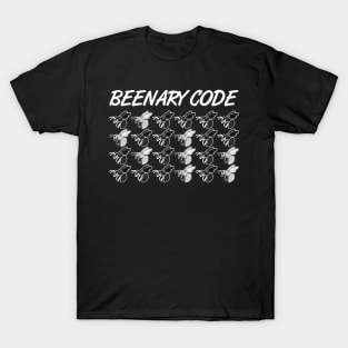 Beenary binary code computer scientist design with Eastegg T-Shirt